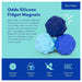 Speks Odds Blue Peaks Fidget Desk Magnets (3 Pack)