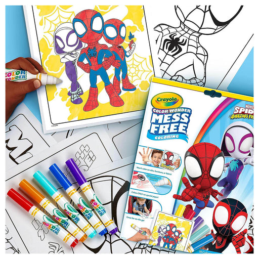 Crayola Color Wonder Mess Free Colouring Marvel Spidey and his Amazing Friends