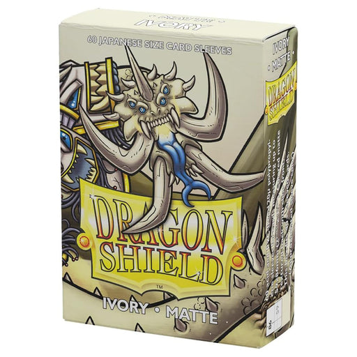Dragon Shield Ivory Matte Japanese Size Card Sleeves (60 Pack)