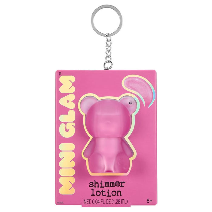 Mini Glam Bear Shimmer Lotion Better Grape Than Never Keychain