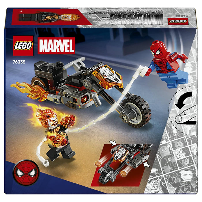 LEGO Marvel Spider-Man vs. Ghost Rider Motorcycle 76335 Building Set