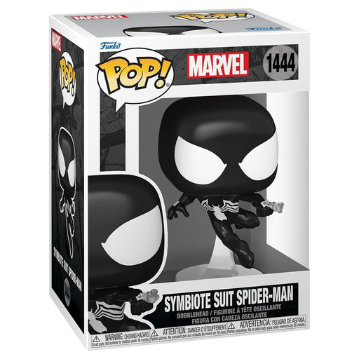 Funko Pop! Marvel: Symbiote Suit Spider-Man Bobblehead Figure #1444