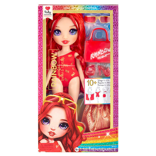 Rainbow High Swim & Style Ruby Anderson Doll