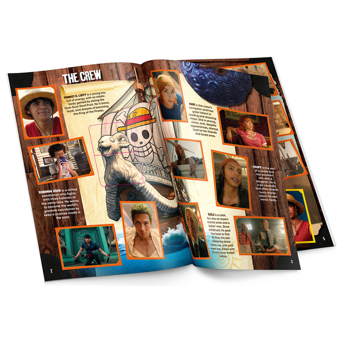 One Piece Live Action Official Sticker Album and 2 Packs