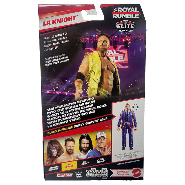 WWE Elite Collection Royal Rumble La Knight 6" Figure