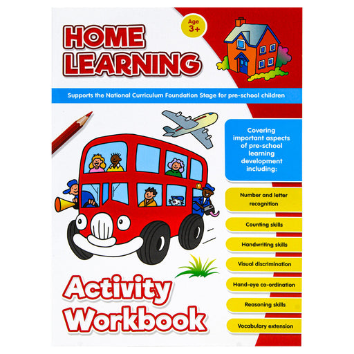 Home Learning Activity Workbook (styles vary).