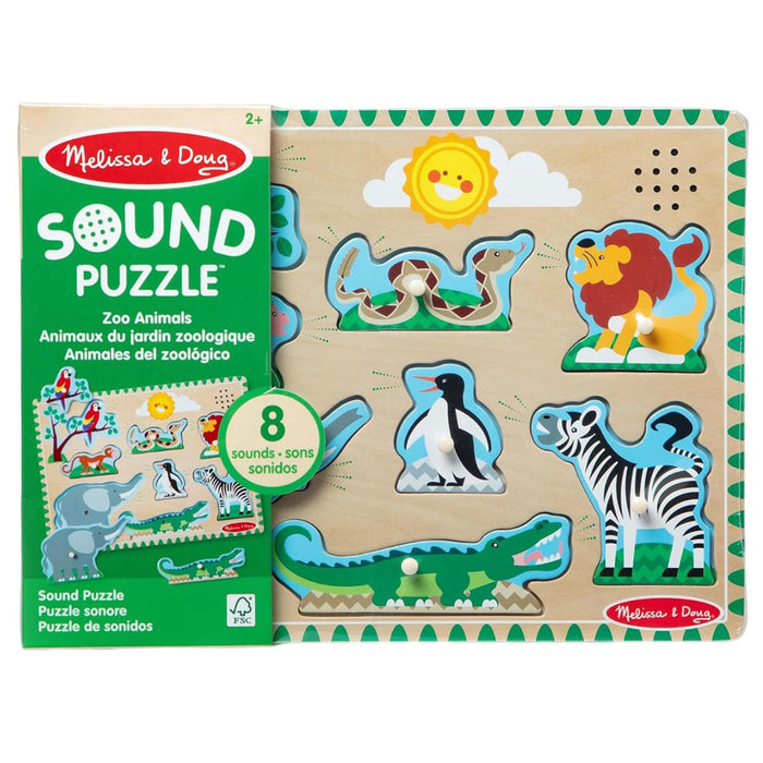 Melissa & Doug Zoo Animals Sound Puzzle
