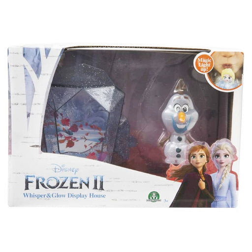 Disney Frozen II Whisper & Glow Display House with Olaf Figure