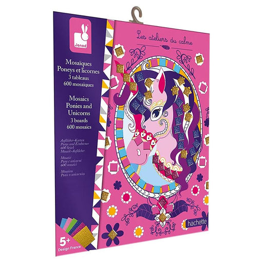 Janod Mosaics Ponies and Unicorns Set