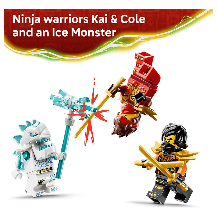 LEGO Ninjago Kai and Cole's Combiner Vehicles Building Set