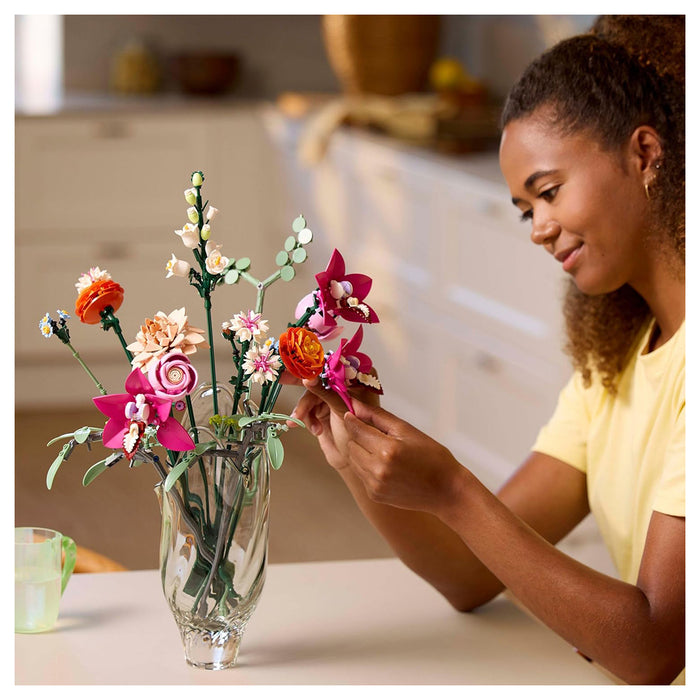 LEGO Botanical Collection Pretty Pink Flower Bouquet 10342 Building Set