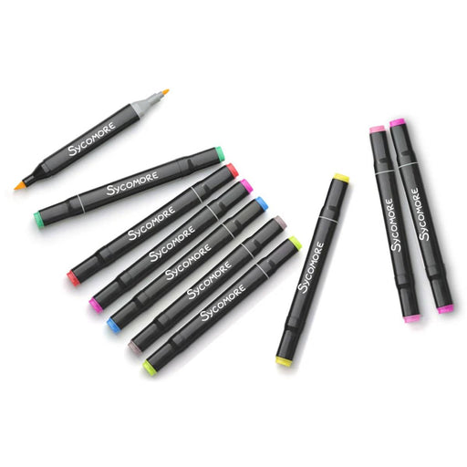 Sycomore Artissimo Manga 10 Alcohol Markers +1 Fine Liner Set