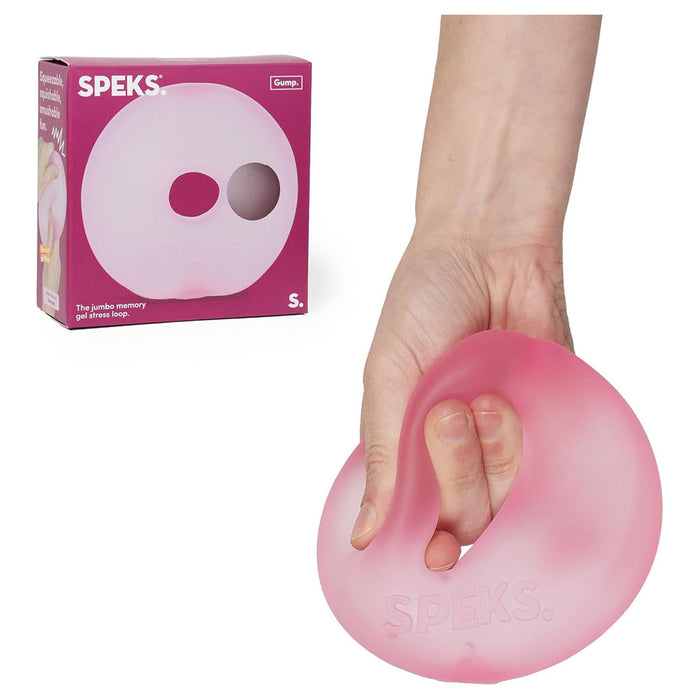 Speks Gump Memory Gel Stress Loop Moon Jelly