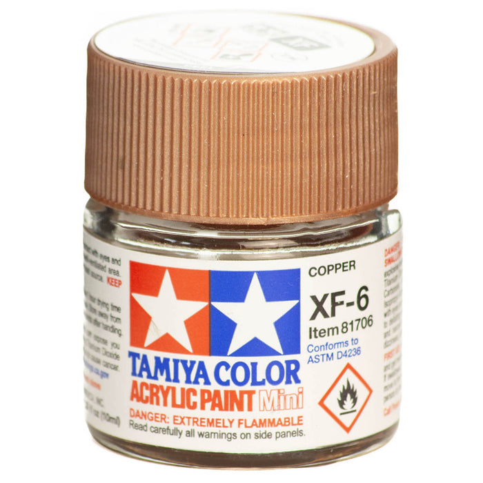 Tamiya Color Acrylic Paint Mini XF-6 Copper
