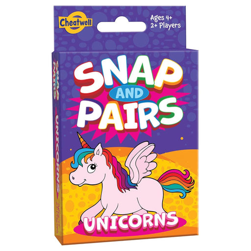 Snap and Pairs Unicorns Card Game