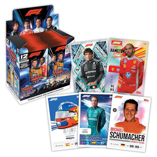 Topps Turbo Attax Formula 1 2026 Trading Card Game 24 Pack Box