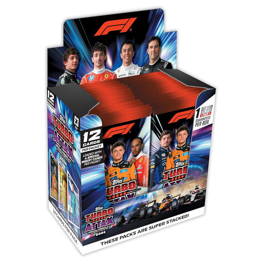 Topps Turbo Attax Formula 1 2026 Trading Card Game 24 Pack Box