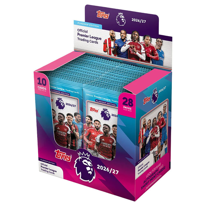 Topps Premier League 2026/27 Trading Cards Flagship Edition Box (28 Pack)