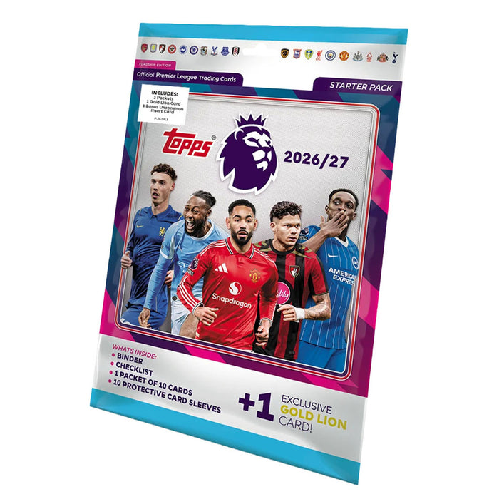 Topps Premier League 2026/27 Trading Cards Flagship Edition Starter Pack