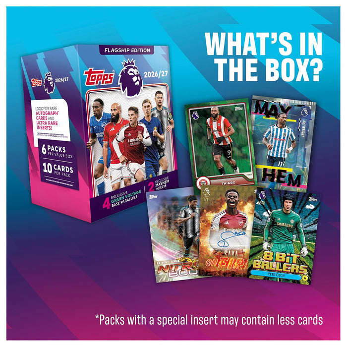 Topps Premier League 2026/27 Trading Cards Flagship Edition Value Box