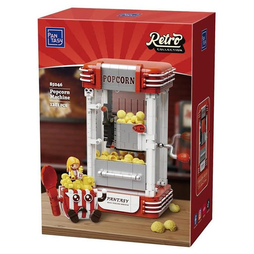 Pantasy Retro Popcorn Machine Building Set