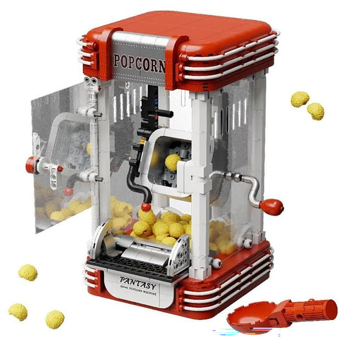 Pantasy Retro Popcorn Machine Building Set