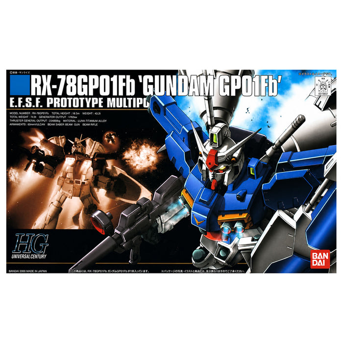 HG Universal Century 1/144 RX-78GP01Fb Gundam GPO1Fb Model Kit