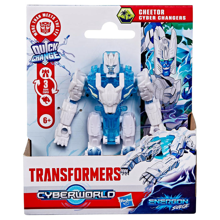 Transformers Cyberworld Cheetor Cyber Changers Energon Surge Action Figure