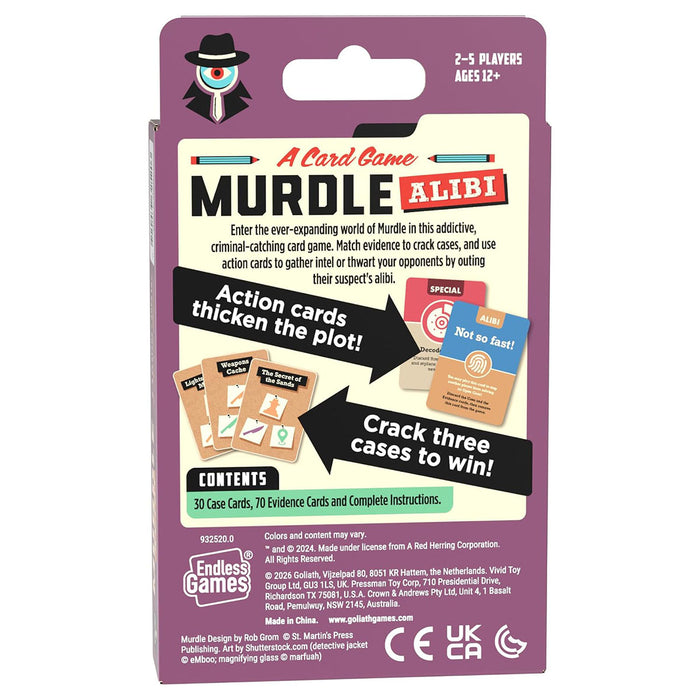 Murdle: Alibi Card Game