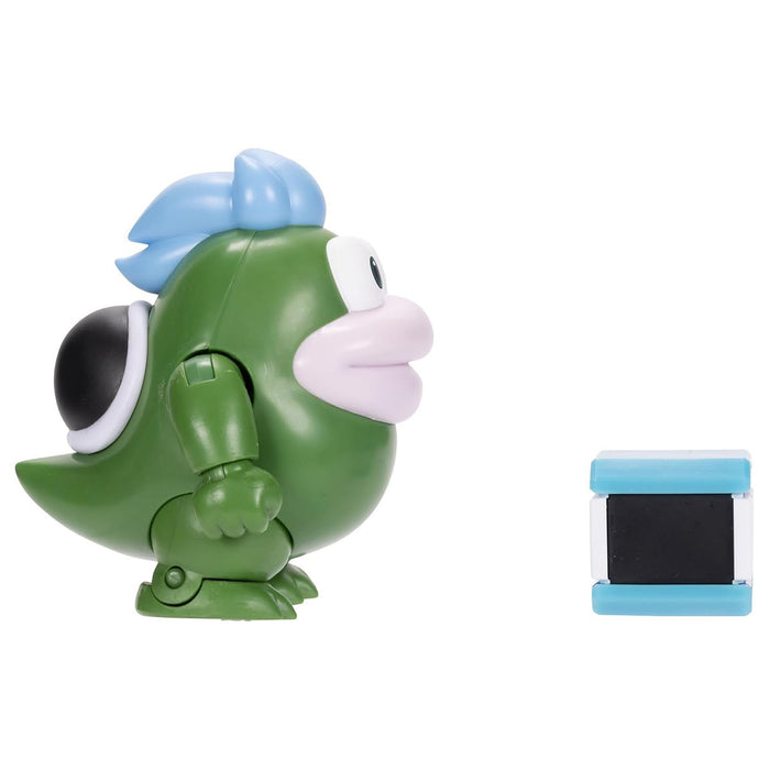 Super Mario Spike with POW Block 4" Figure