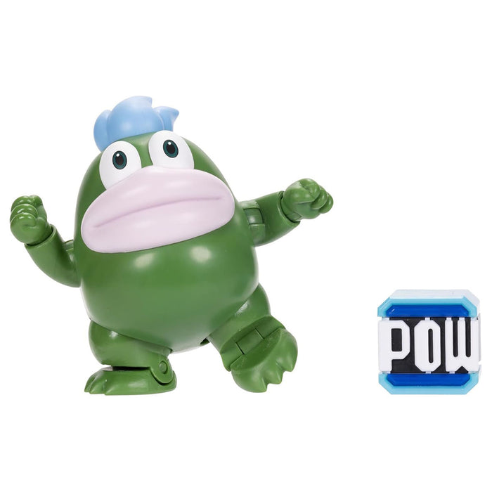 Super Mario Spike with POW Block 4" Figure
