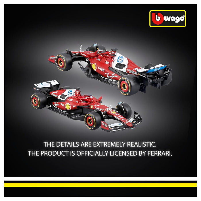 Bburago Ferrari SF-25 2025 Charles Leclerc 1:43 F1 Race Car