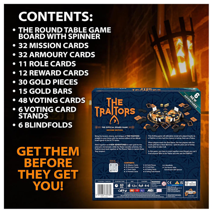 The Traitors Board Game Second Edition