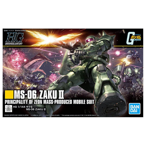 HG 1/144 MS-06 ZakuⅡMass Produced Mobile Suit Model Kit