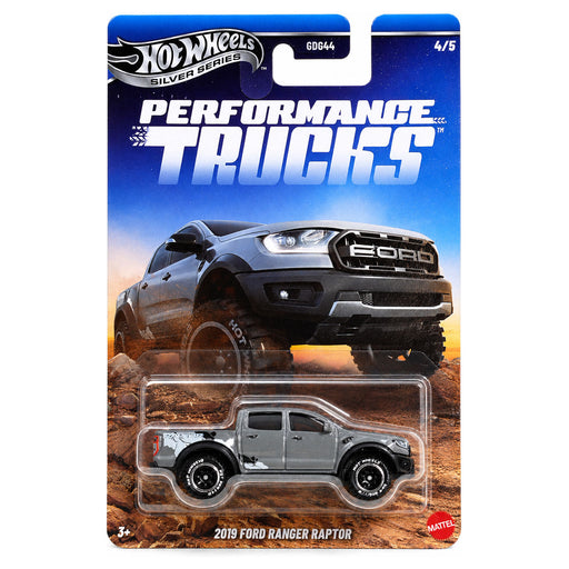 Hot Wheels Silver Series Performance Trucks 2019 Ford Ranger Raptor Car 4/5