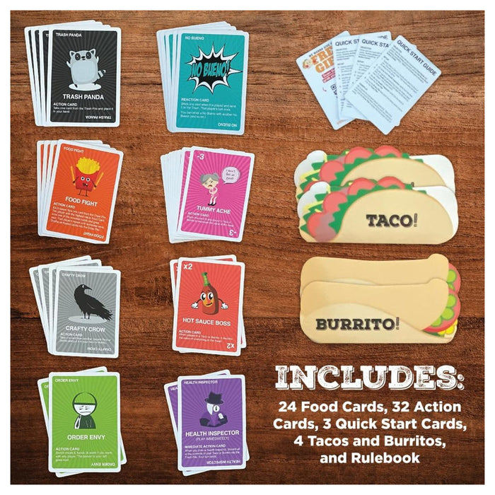 Taco vs Burrito Card Game