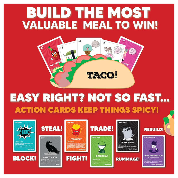 Taco vs Burrito Card Game