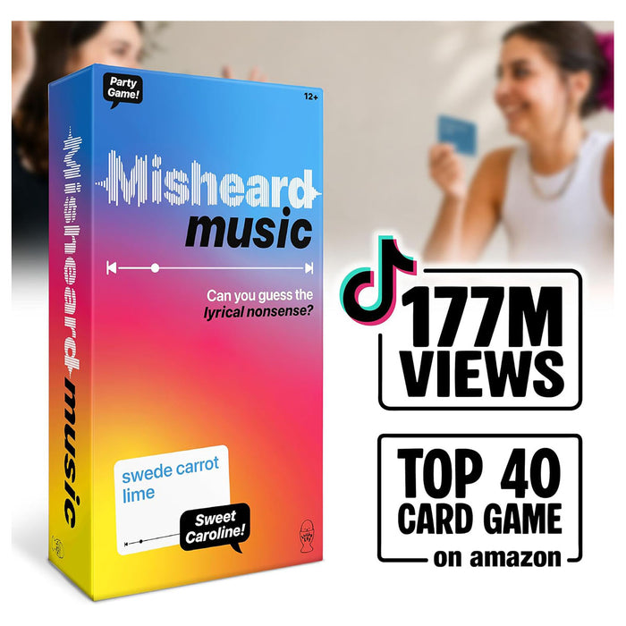 Misheard Music on Tour Travel Edition Party Game
