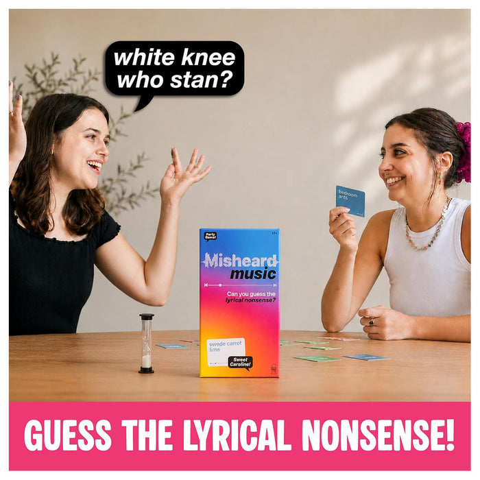 Misheard Music on Tour Travel Edition Party Game