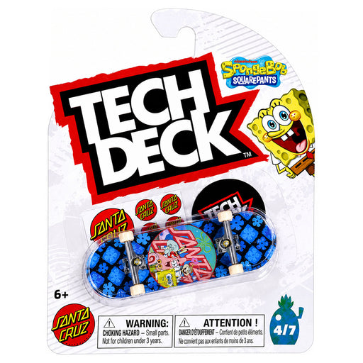 Tech Deck SpongeBob SquarePants Santa Cruz Fingerboard 4/7