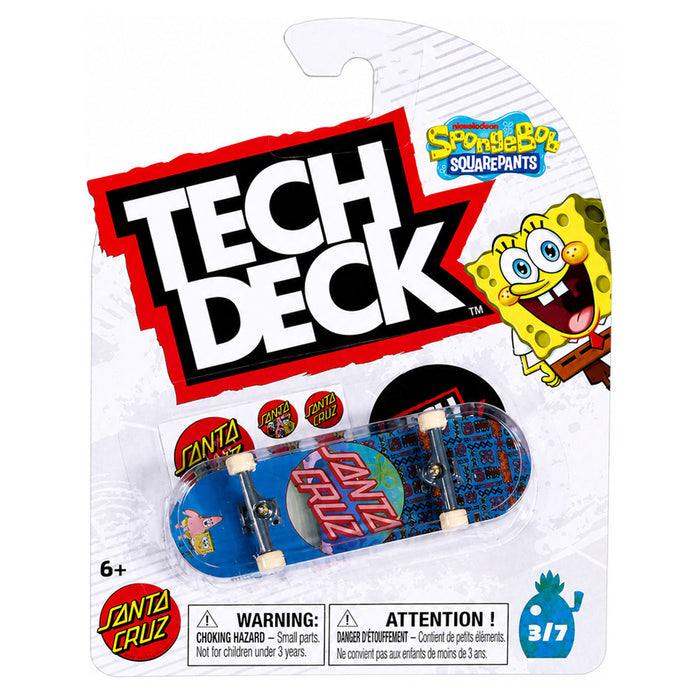Tech Deck SpongeBob SquarePants Santa Cruz Fingerboard 3/7