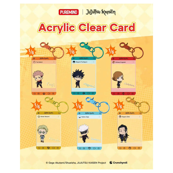 Jujutsu Kaisen Acrylic Clear Card (styles vary)