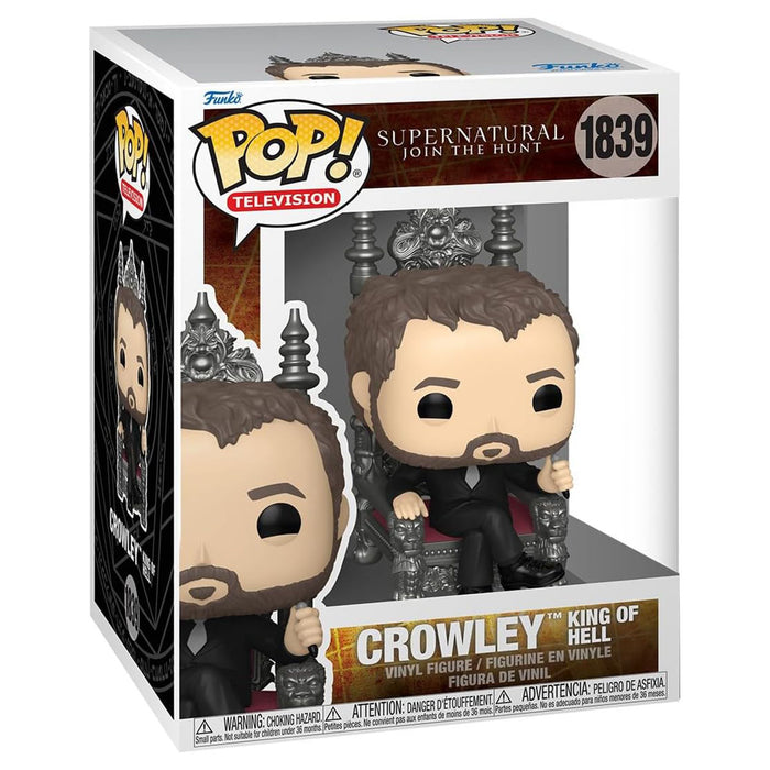 Funko Pop! Television: Supernatural: Join the Hunt: Crowley King of Hell Premium Vinyl Figure #1839