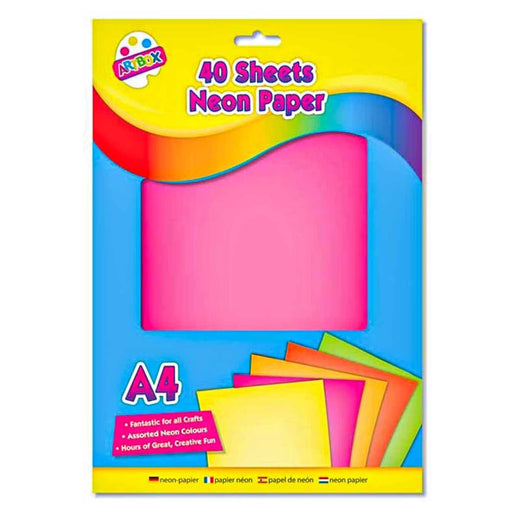 Artbox 30 Sheets A4 Neon Paper
