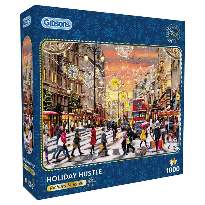 Gibsons Holiday Hustle 1000 Piece Jigsaw Puzzle