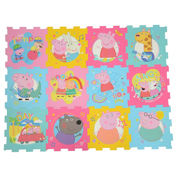 Peppa Pig 12 Piece Foam Play Mat 