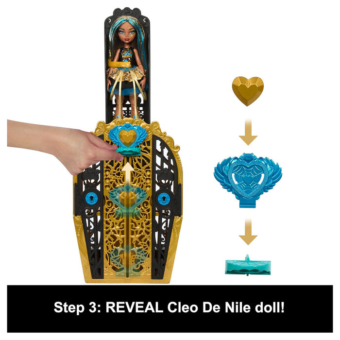 Monster High Skulltimate Secrets Series 4 Mystery Monsters Cleo De Nile Doll