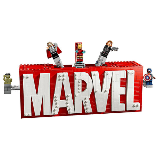 LEGO Marvel Logo & Minifigures Building Set