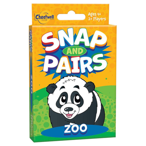 Snap and Pairs Zoo Card Game