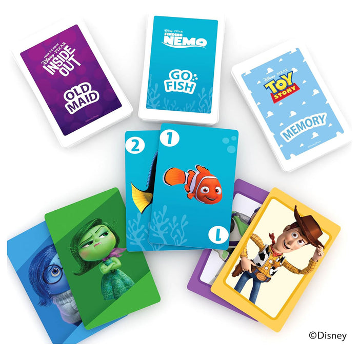 Disney Pixar 3 in 1 Card Games